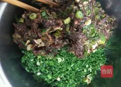 Illustration of how to make shepherd's purse dumplings 3