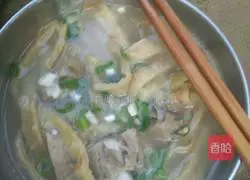 Illustration of home-style mutton soup cake 11