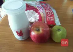 Illustration of how to make dumplings with yogurt and fruit 1