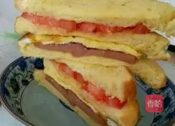 Illustration of how to make a simple sandwich 2