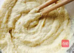 Illustration of making bean dregs cake 2