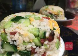 Cantonese Sausage and Egg Fried Rice Recipe Illustration 11