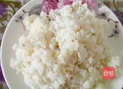 Egg Illustration of how to make fried rice 1