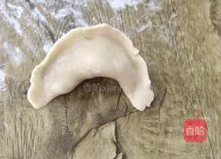 Chives and eggs Illustration of how to make dumplings 19