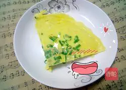 Illustration of how to make scallion egg pancake 8