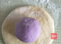 Illustration 3 of how to make carrot, purple sweet potato and blossom steamed buns