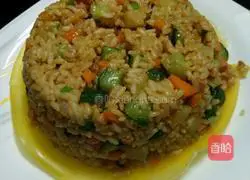 Golden Assorted Fried Rice Recipe Illustration 6