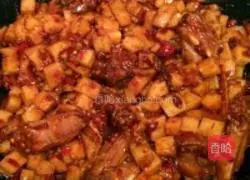 Illustration of how to make braised pork ribs with rice 5