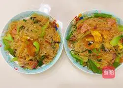 Illustration of home-style fried rice noodles 14
