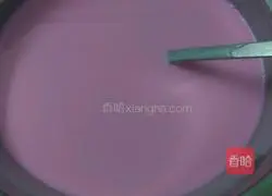 Illustration of how to make two-color glutinous rice balls 4