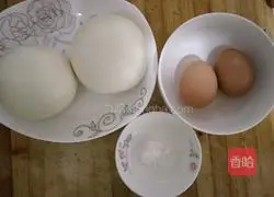 Illustration of how to make pan-fried steamed buns 1