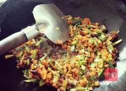 Shao Illustration of how to make fried rice 6