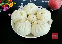 Illustration of how to make bean buns 12