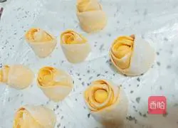 Pumpkin Rose Steamed Buns Recipe Illustration 12