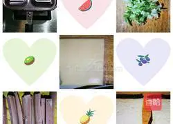 Illustration of how to make egg sandwich and ham 1