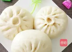 Illustration of how to make white radish and meat buns 17