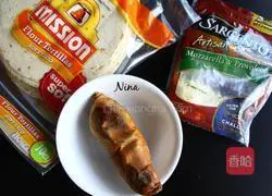 Illustration of how to make mozzarella mashed potato cake 1