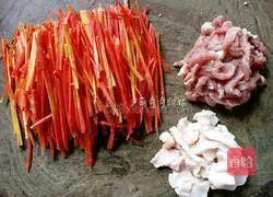 Illustration of how to make fried noodles with mung bean sprouts 6