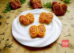 Illustration of how to make Butterfly Steamed Buns 13