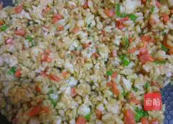 Illustration of how to make delicious soy sauce fried rice (omelette rice) 7