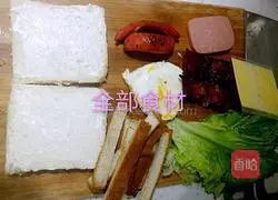 Hearty sandwiches (≧▽≦ ) method illustration 1