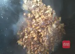 Illustration of how to make lentil stuffed rice 2