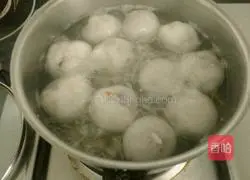 Illustration of how to make crystal purple potato glutinous rice balls 10