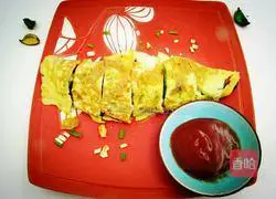 Honey Mustard Lamb Omelette Recipe Illustration 8