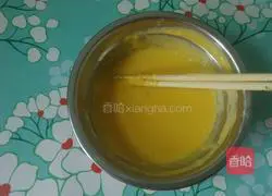 Illustration of making fungus and ham cake 3