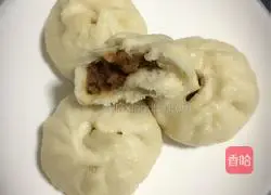 Illustration of how to make fresh meat buns 12