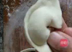 Illustration of wonton wrapping method 6