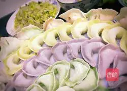 Baby complementary food - Illustration of how to make five-color dumplings 6