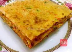 Illustration of how to make carrot and egg pancakes 7