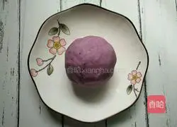 Illustration of how to make milky purple sweet potato dumplings 4