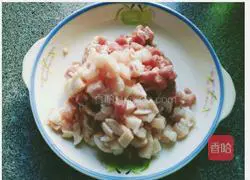 Illustration of how to make fried buns with beans and meat stuffing 7