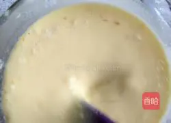 Illustration of how to make fried rice with egg pancakes 3 