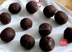 Pumpkin glutinous rice and sesame cake recipe 6