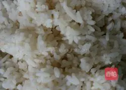 Illustration of how to make cabbage fried rice 3