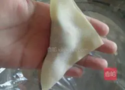 Illustration of how to make beef wontons 7