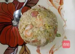Illustration of how to make prawn fried rice 7