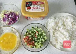 Chili sauce cheese fried rice recipe 1