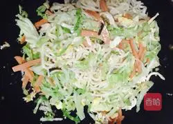 Illustration of how to make fried noodles 8 