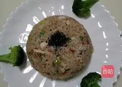 Illustration of how to make fried rice with lemon juice 10