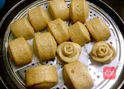 Illustration of how to make jujube brown sugar steamed buns 13