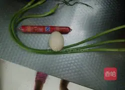 Illustration of how to make egg fried rice 1