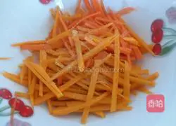 Illustration of how to make pumpkin silk cake 3