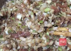 Illustration of how to make pork and green onion dumplings 2