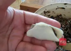 Illustration of how to make seaweed dumplings on February 2nd 12