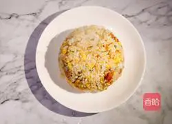 Illustration of how to make tomato and egg fried rice 8