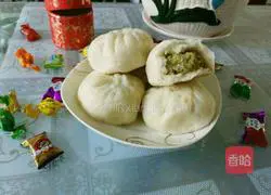 Illustration of how to make cabbage buns 10